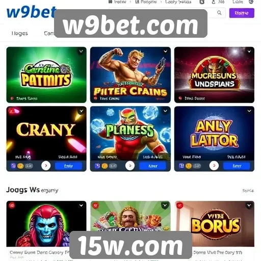 Jogos mais populares no site w9bet.com